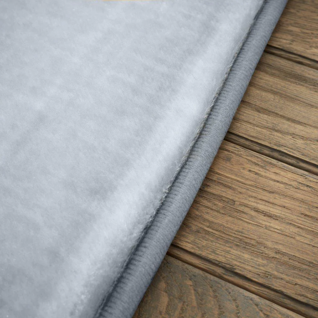 Velvet Touch Rug 120 x 170cm Silver - Image 5