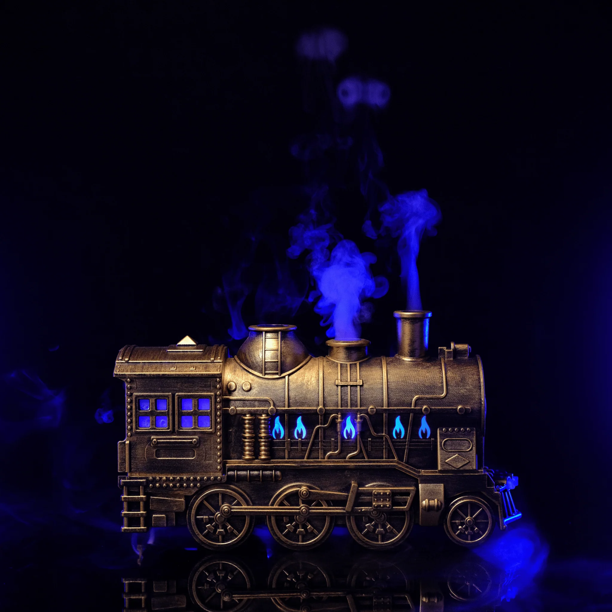 Vintage Bronze Train Diffuser - Image 3