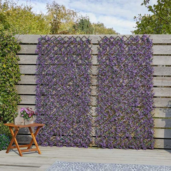 Vivid Violet 180 x 60cm Trellis - Image 2