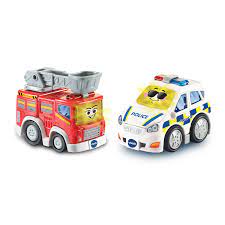 Vtech Toot Toot Drivers New 2Pk Police Car Fire Truck
