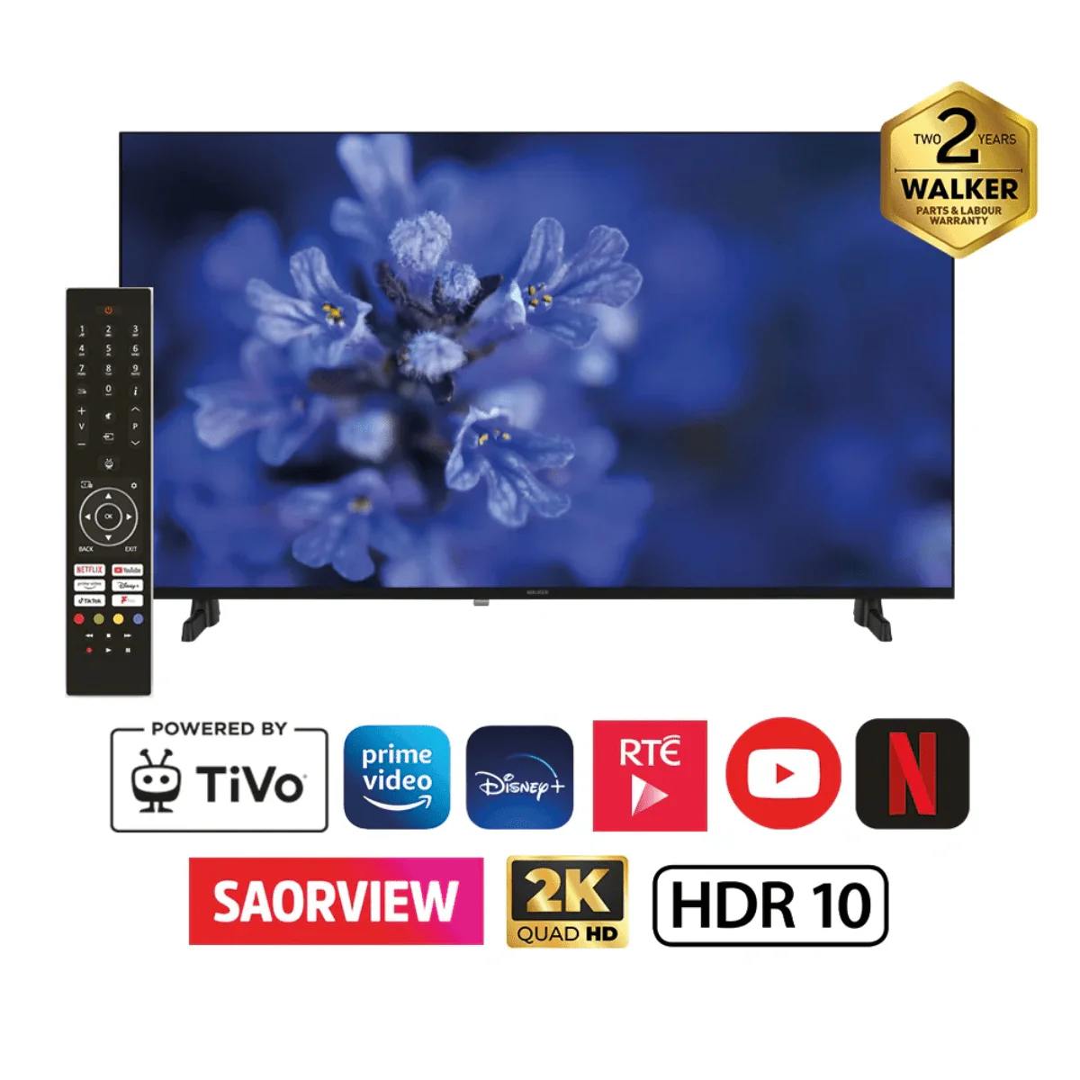Walker 40″ Full HD Smart TV (WPSBF2K40252)