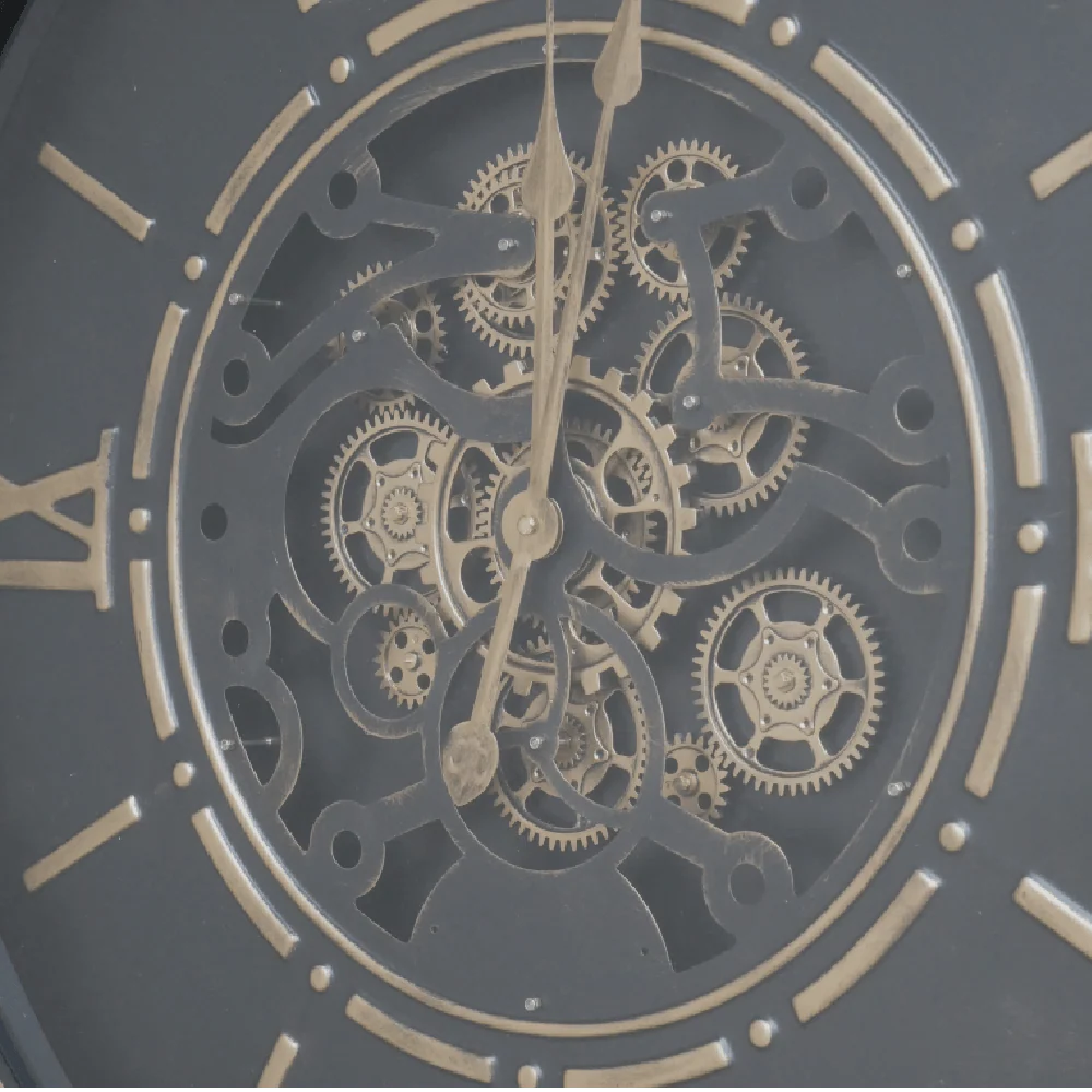 Wall Clock With Cogs 74cm Diameter - Image 2