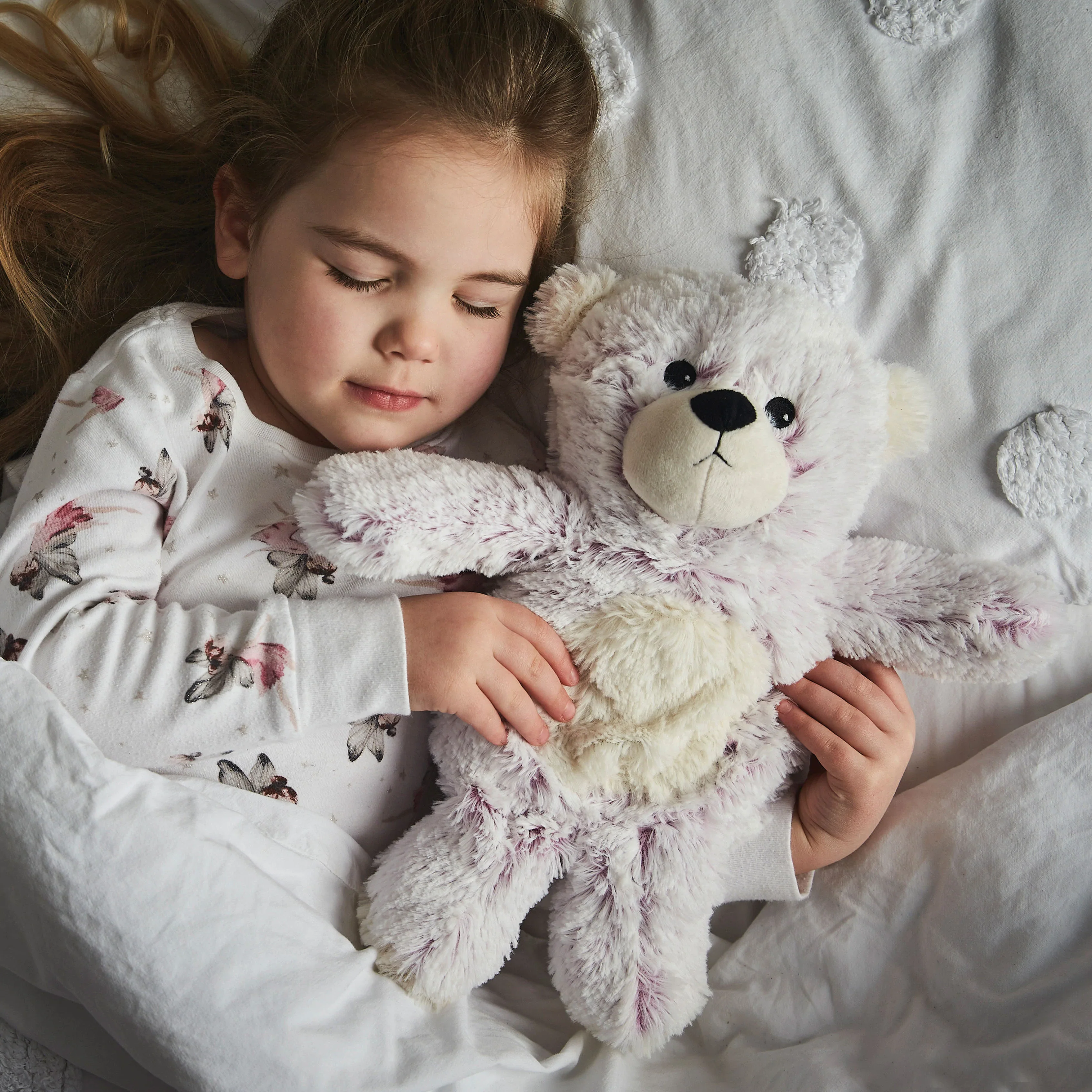 Warmies Large 13" Marshmallow Pink Bear - Image 3