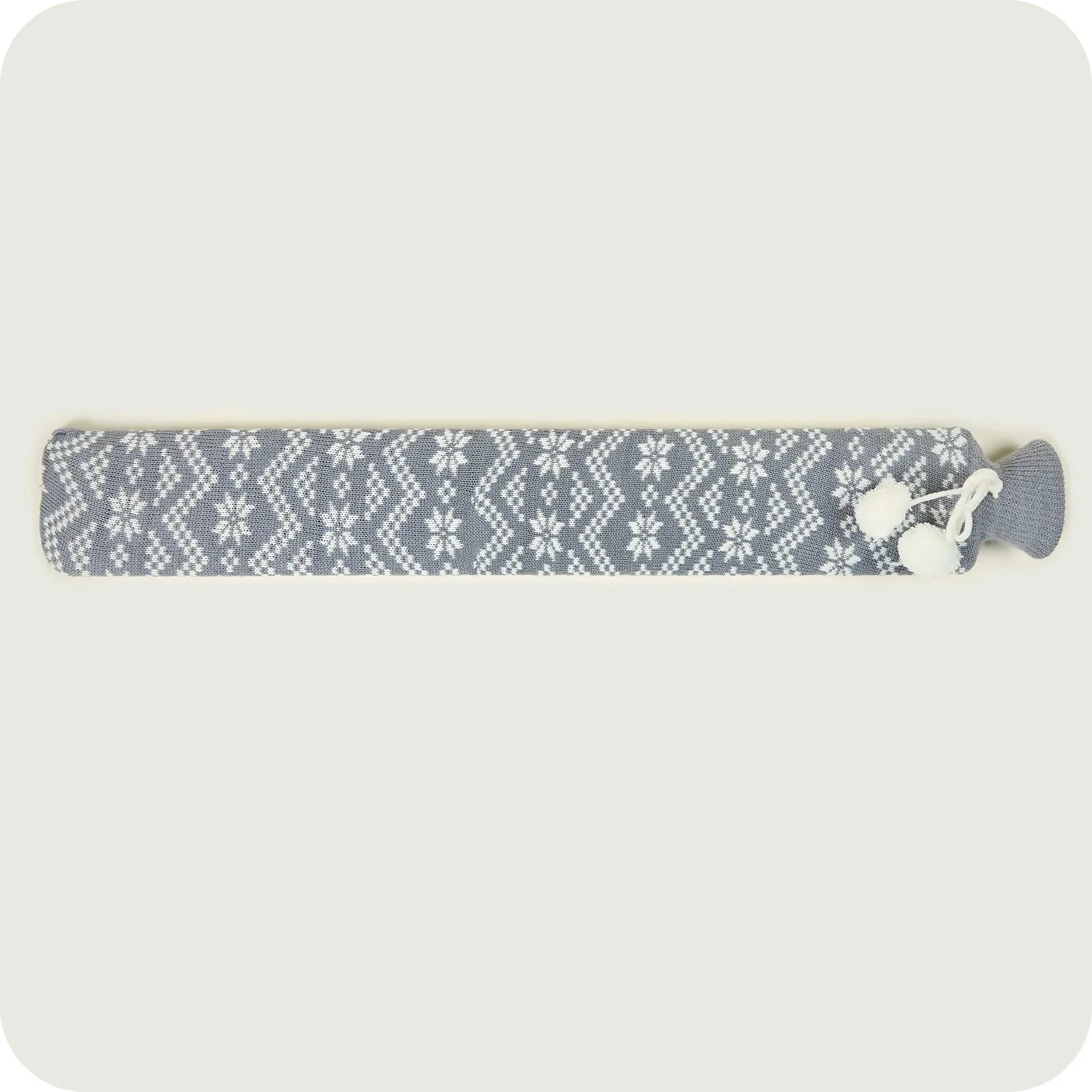 Warmies Long Hot Water Bottle Grey Nordic