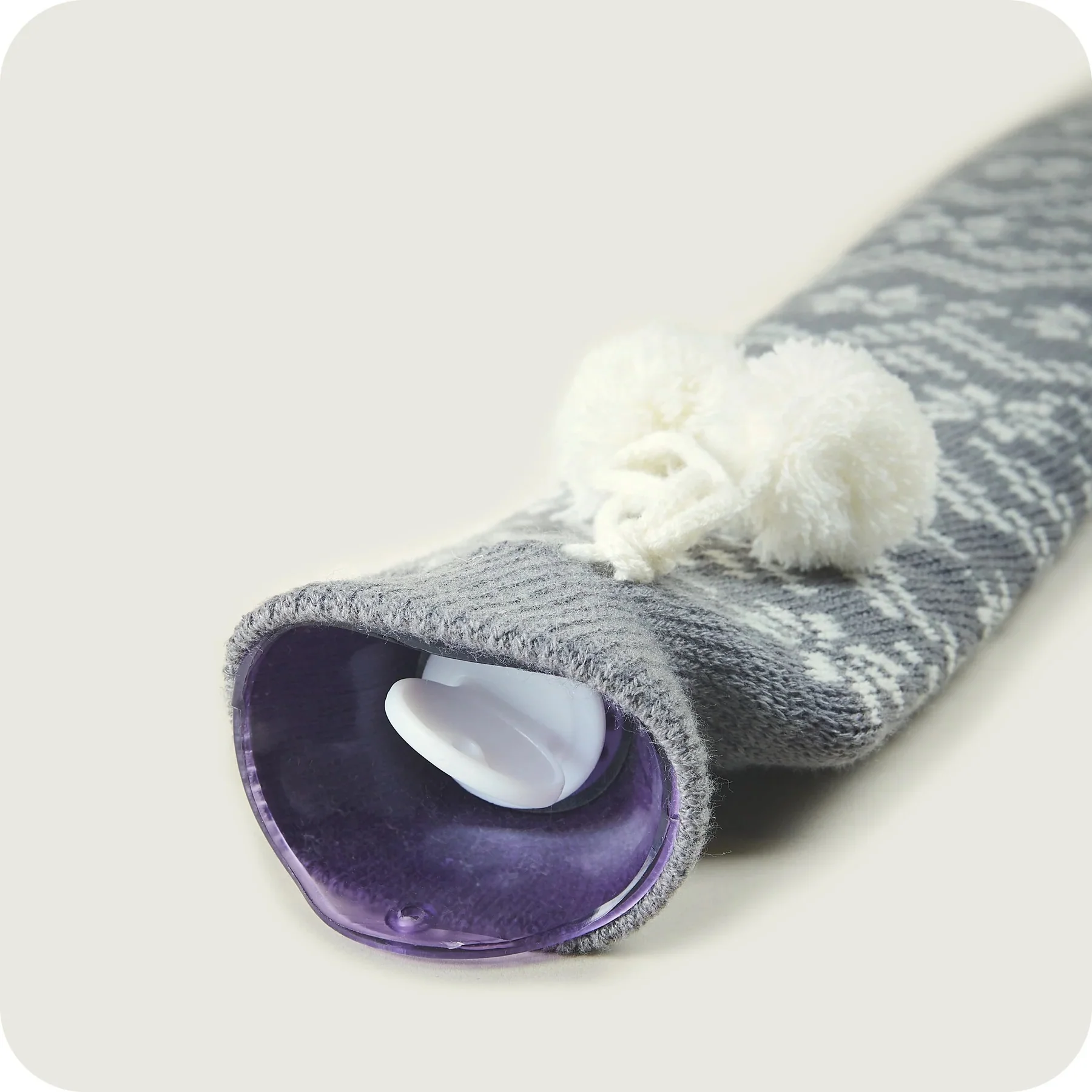 Warmies Long Hot Water Bottle Grey Nordic - Image 4