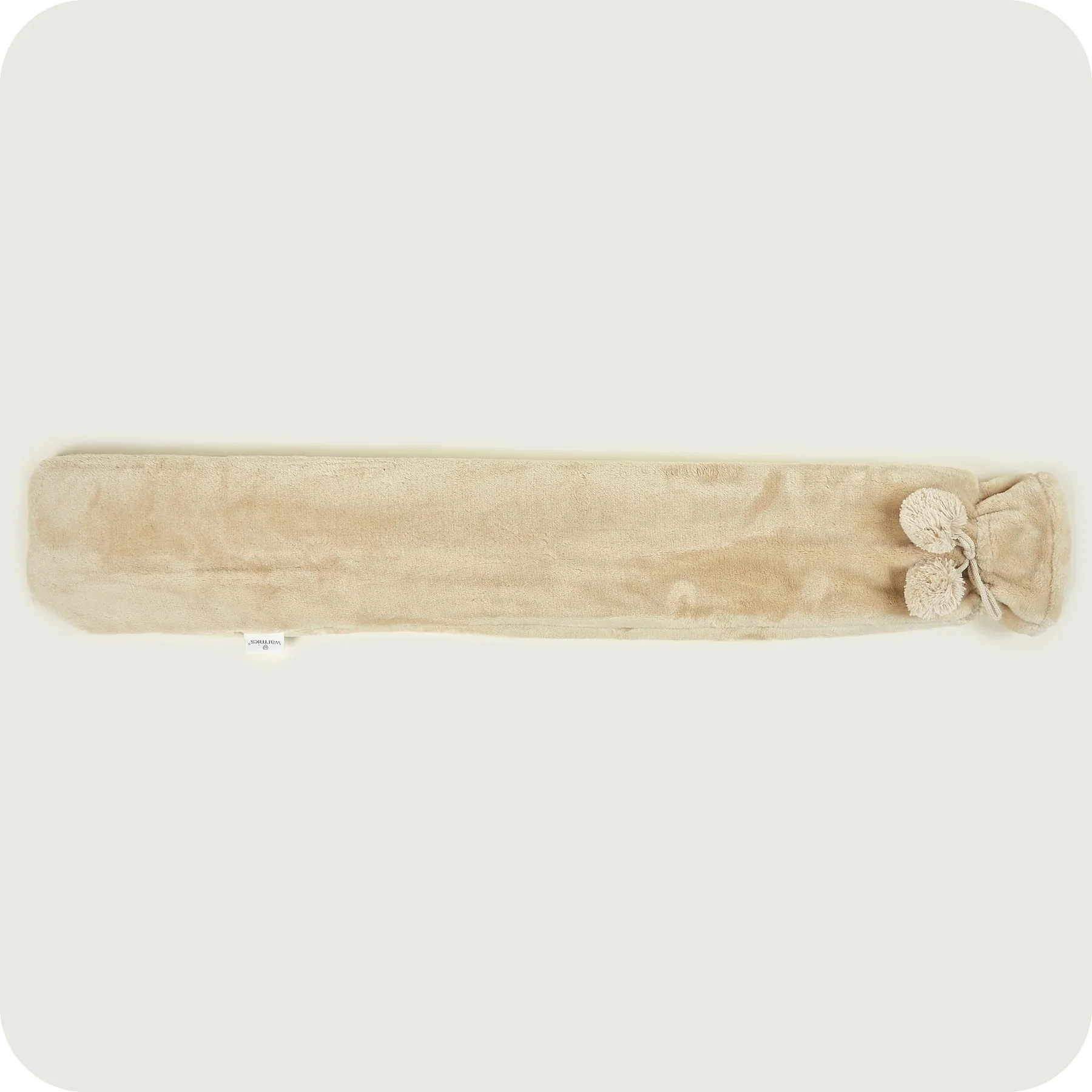Warmies Long Hot Water Bottle Taupe Fleece