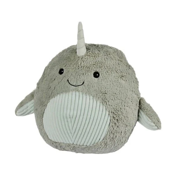 Warmies Supersized Cushies Narwhal Super Soft Toy (Non-Heatable)