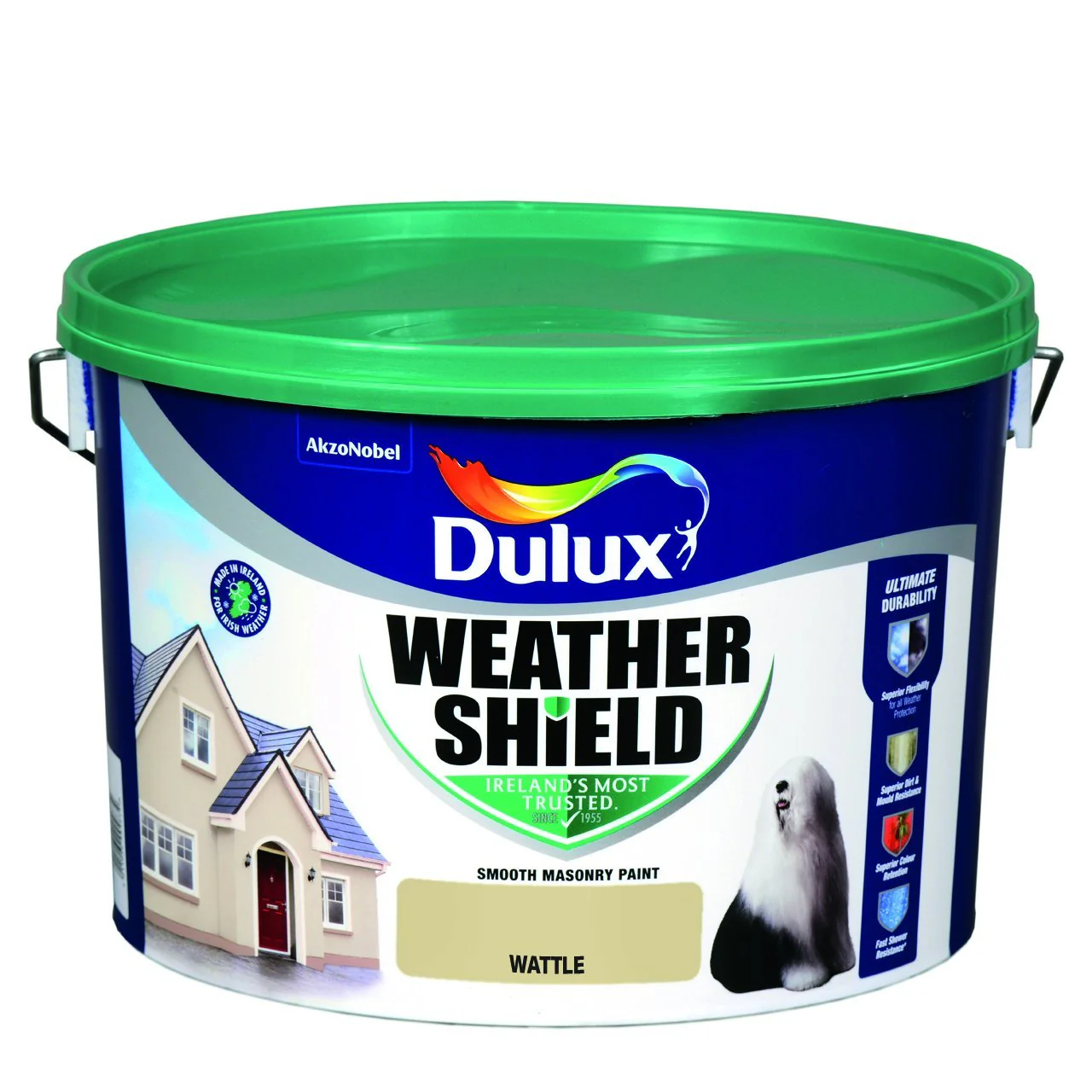 WATTLE Dulux Weathershield Masonry Paint Colours - 10 Litre