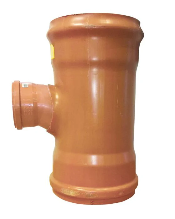 Wavin U Drain PVC Sewer Pipe Double Socket 90 Branch Sewer Pipe