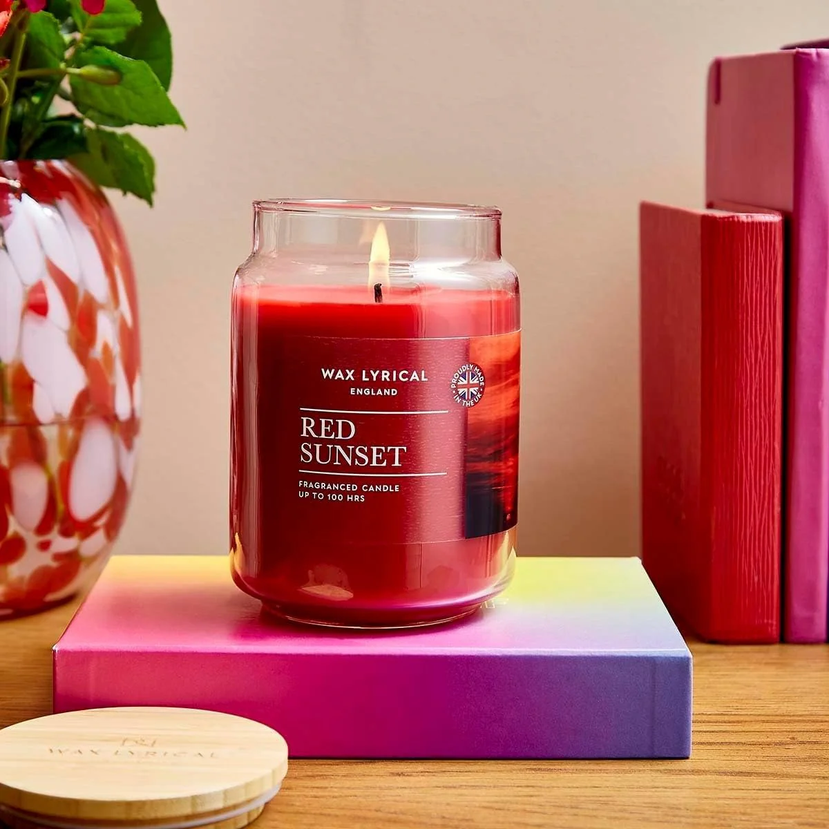 Wax Lyrical Large Jar Candle – Red Sunset - Image 2