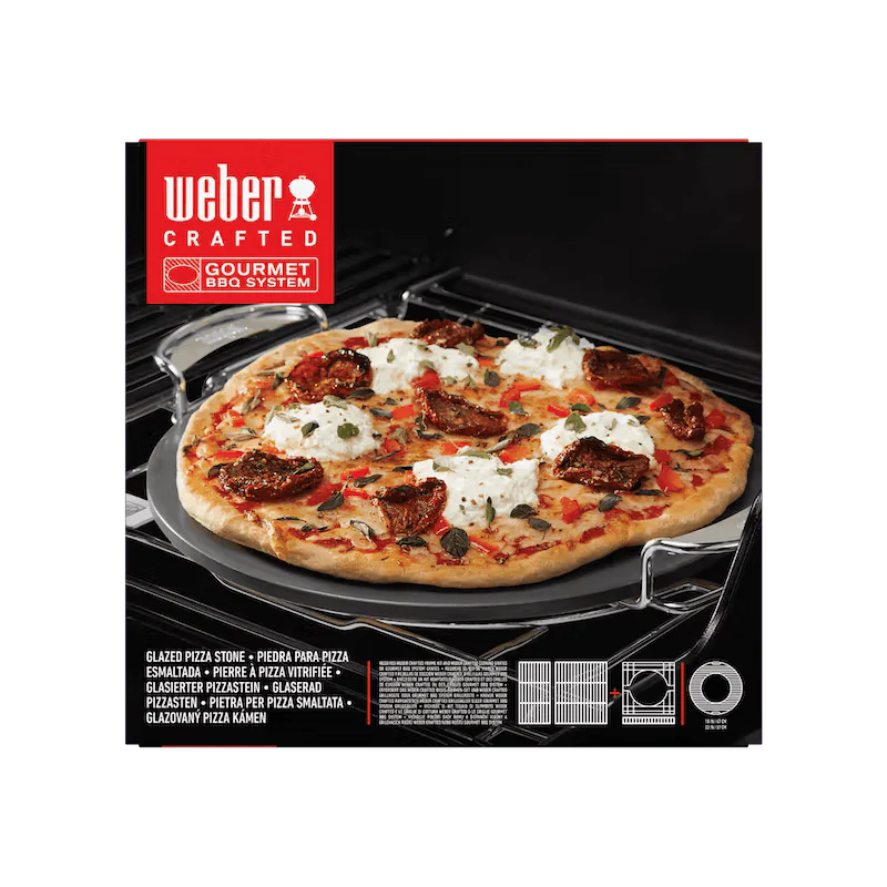 Weber Crafted Gourmet BBQ System Glazed Pizza Stone - Image 2