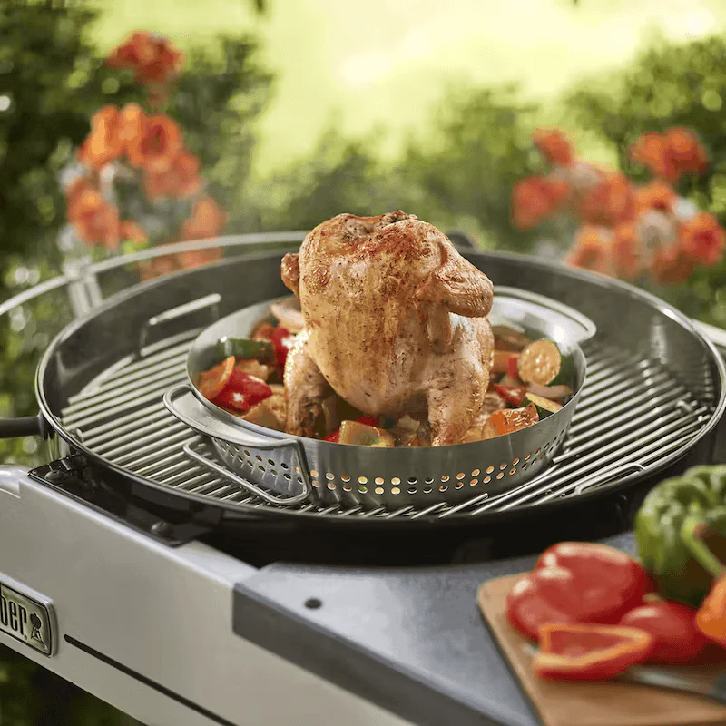 Weber Poultry Roaster - Built for Gourmet BBQ System Cooking Grates - Image 2