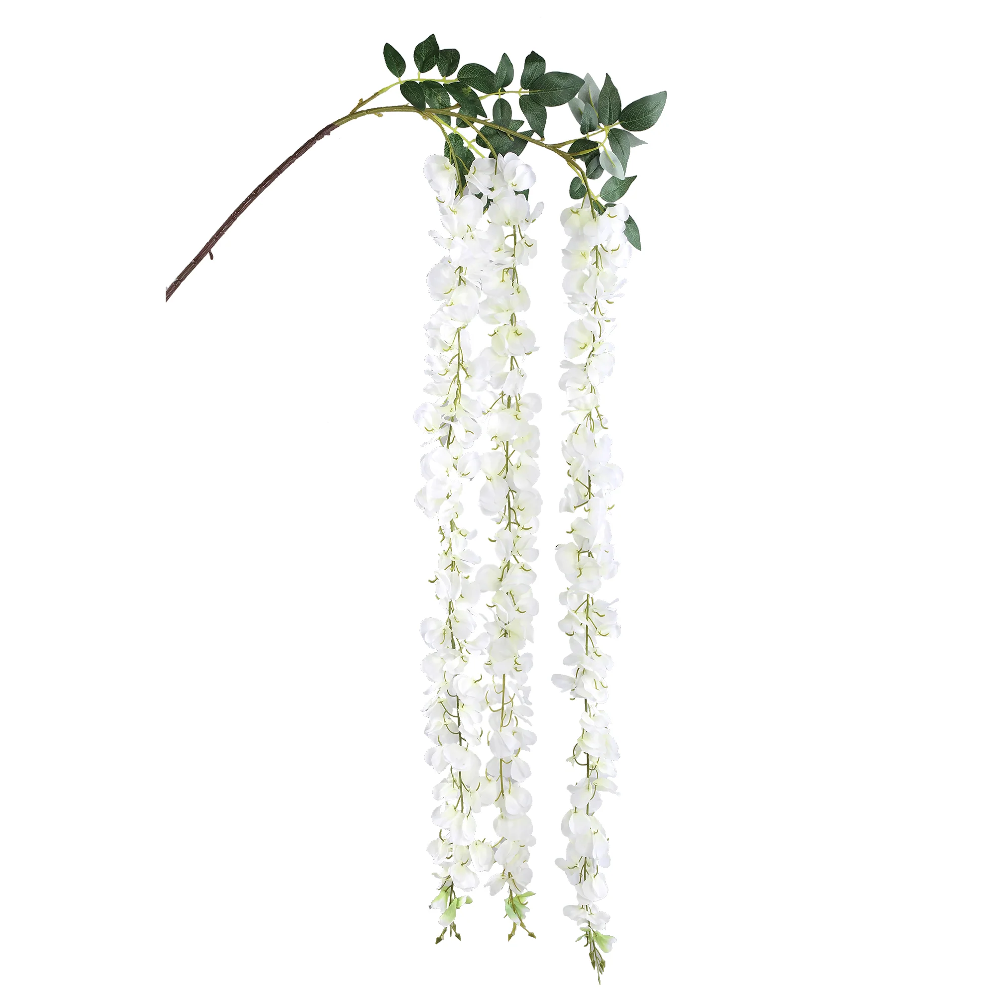 White Wisteria 167cm Hanging Artificial Flower