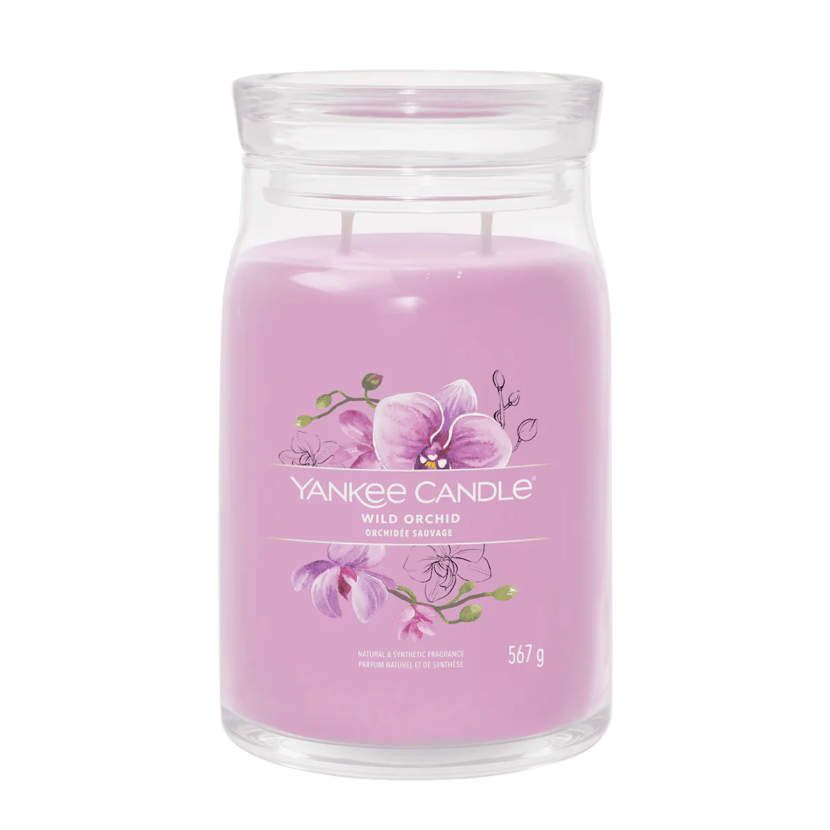 Wild Orchid Signature Large Jar Yankee Candle 567g