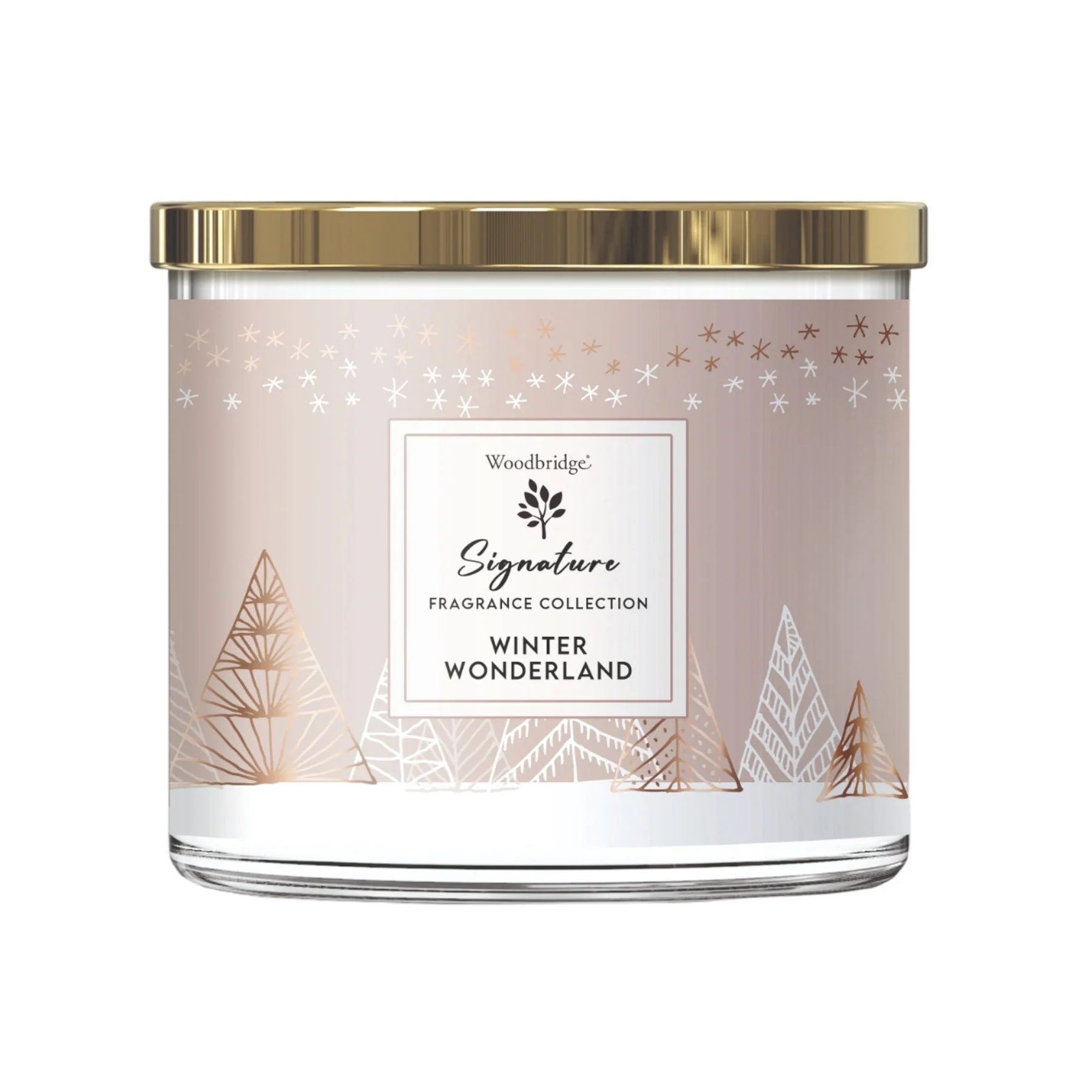 Winter Wonderland Wax Tumbler Candle Jar by Woodbridge 410g