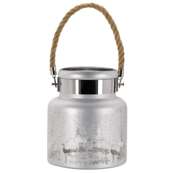 Wonderland Lantern - Silver 20cm - Image 2