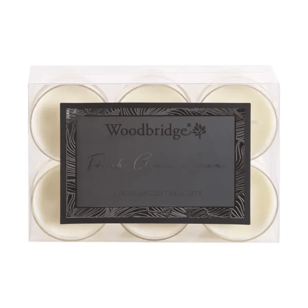 Woodbridge Fresh Clean Linen - Tealights (12 Pieces)