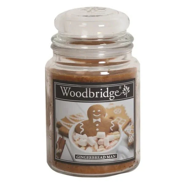 Woodbridge Gingerbread Man Large Scented Candle Jar