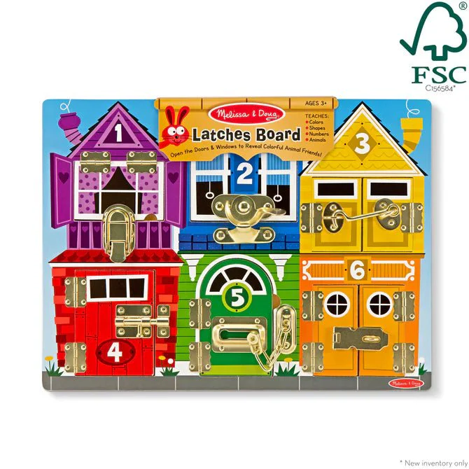 Wooden Latches Board