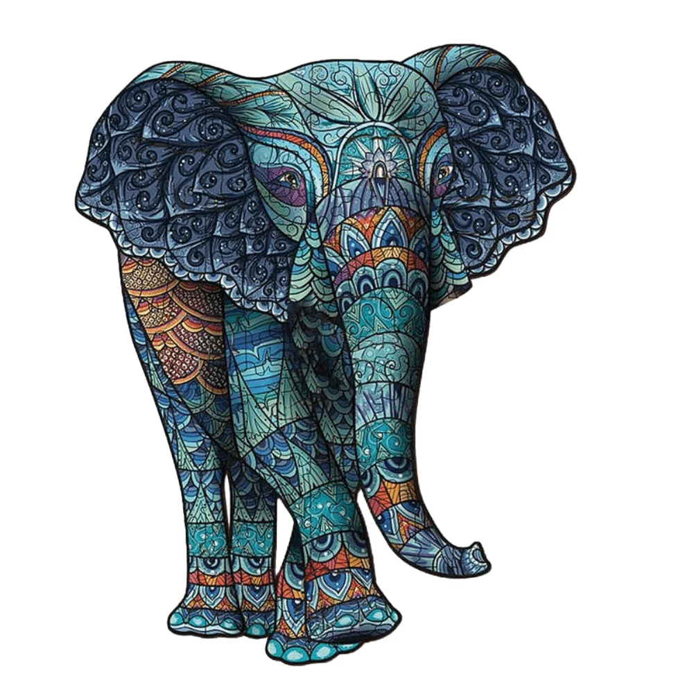 Wooden Puzzle 300pcs - Elephant