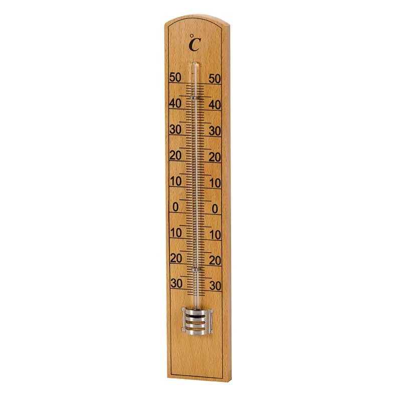 Wooden Wall Thermometer – 20cm - Image 2