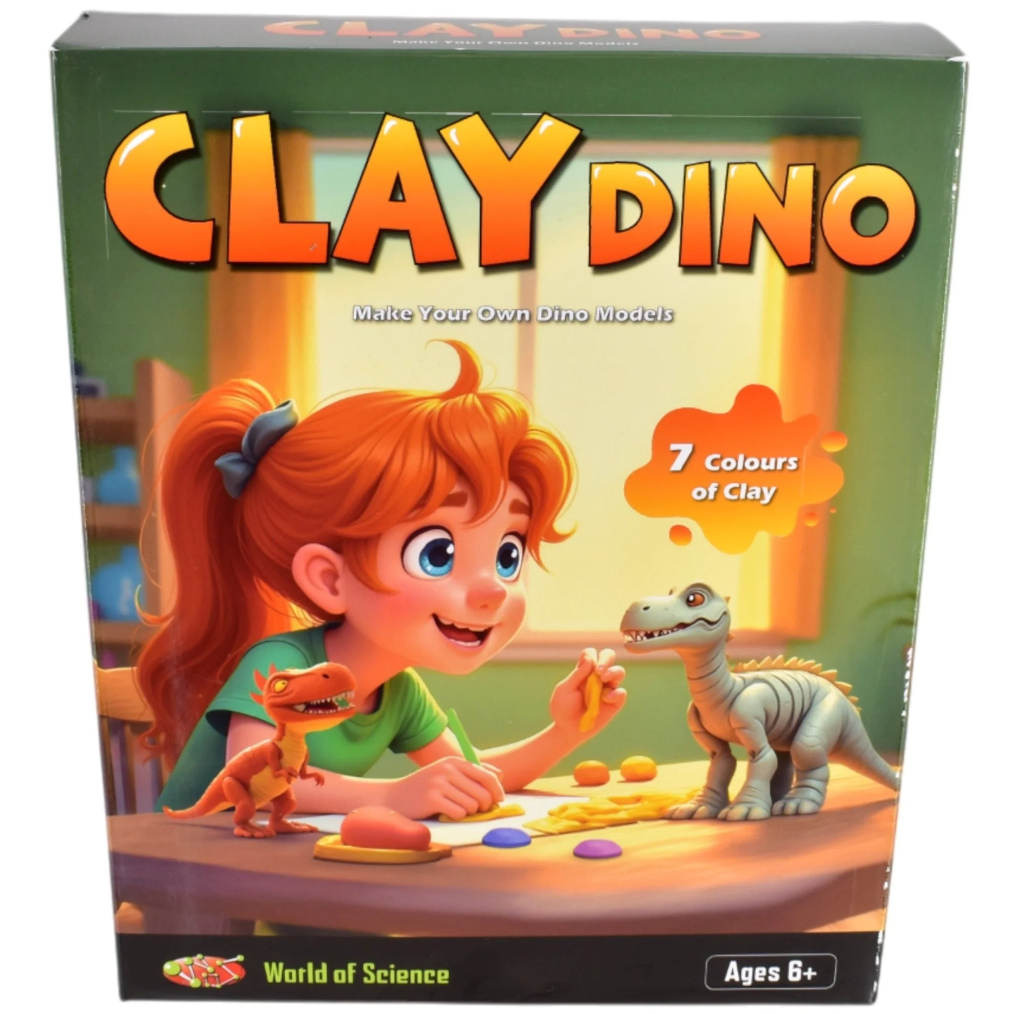 World of Science Make Your Own Clay Dinosaurs Kit