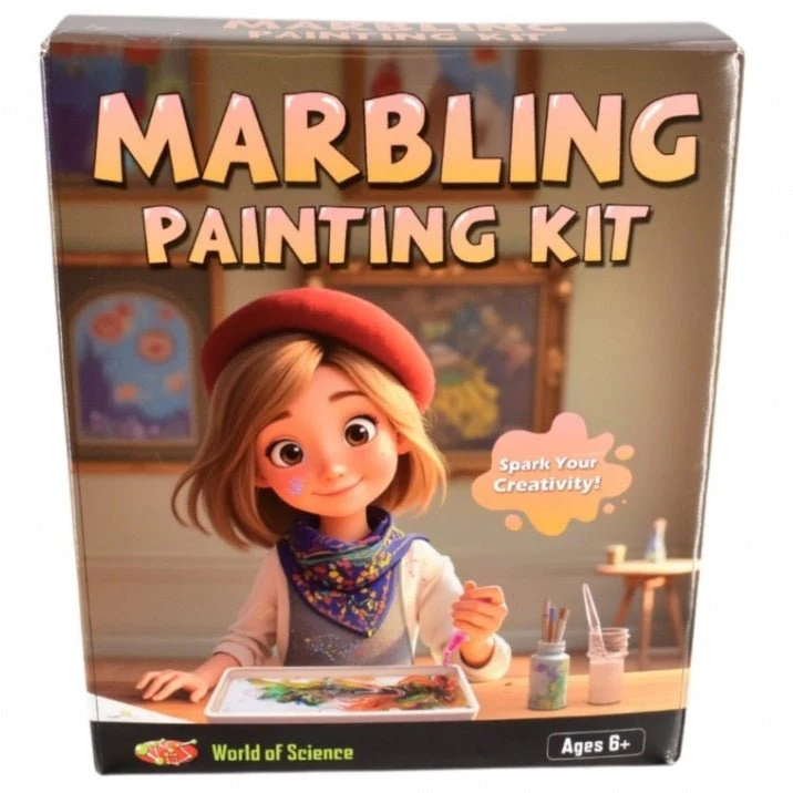 World of Science Marbling Painting Kit