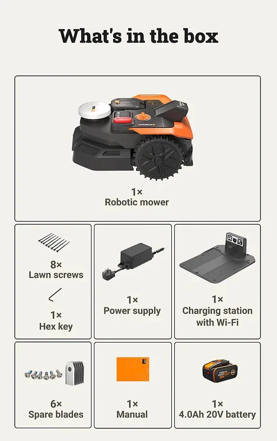 Worx WR305E Robotic Lawn Mower - Image 3
