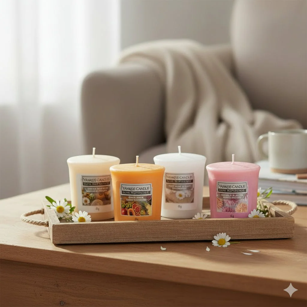 Yankee Candle Home Inspiration 4-Pack Votive Candles - Image 7