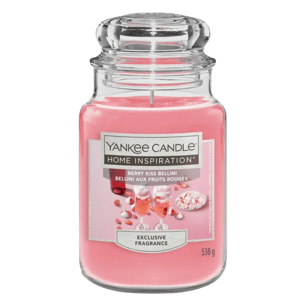 Yankee Candle Home Inspiration Large Jar Candle – Berry Kiss Bellini - Image 2