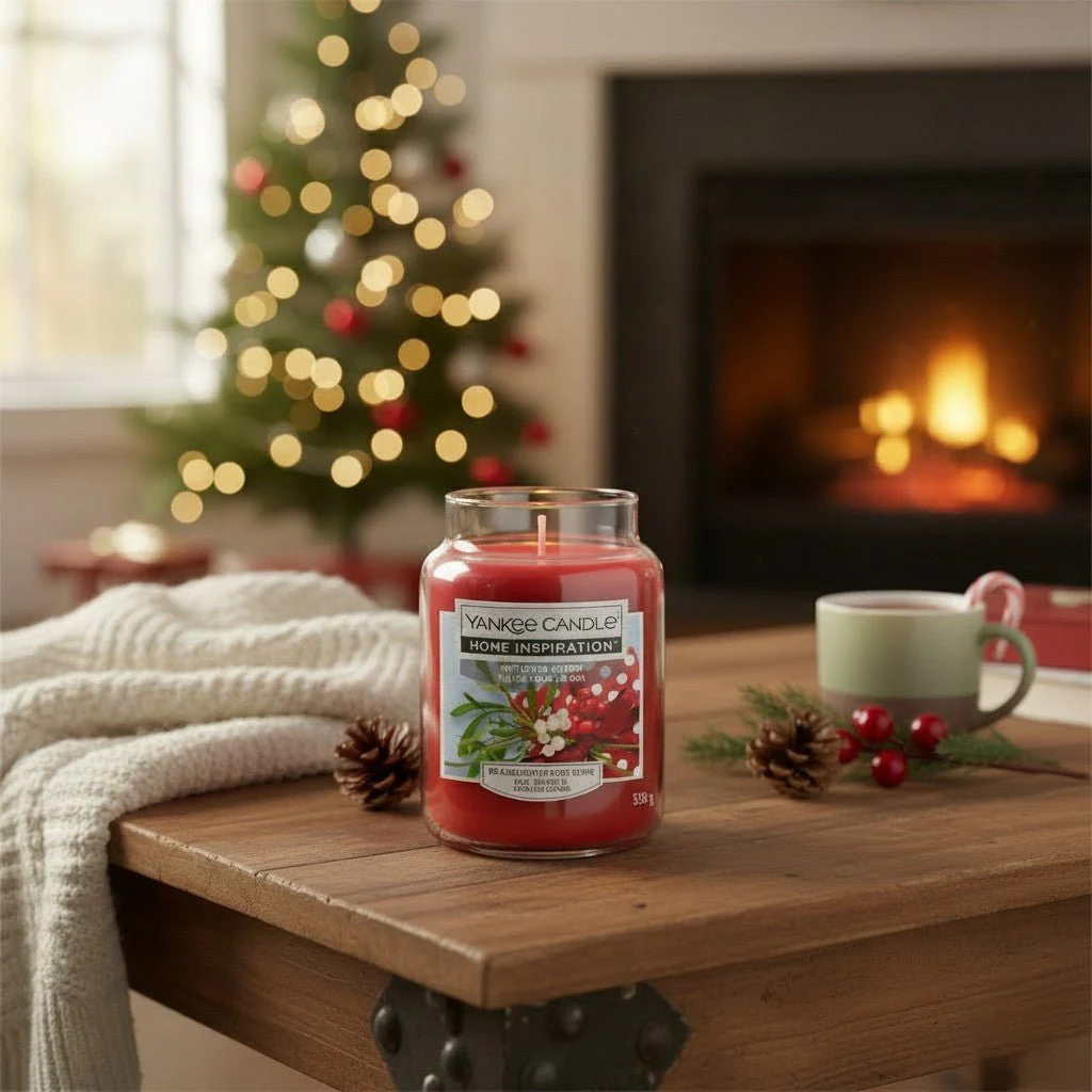 Yankee Candle Home Inspiration Large Jar Candle – Mistletoe Charm - Image 2