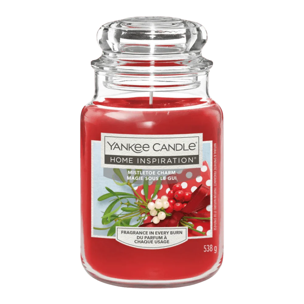 Yankee Candle Home Inspiration Large Jar Candle – Mistletoe Charm - Image 3