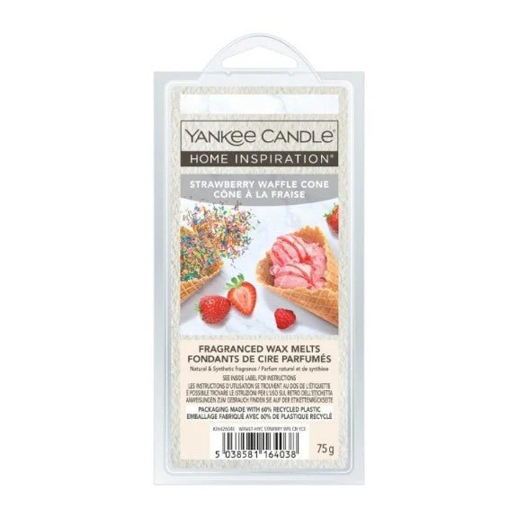 Yankee Candle Home Inspiration Wax Melts - Strawberry Waffle Cone