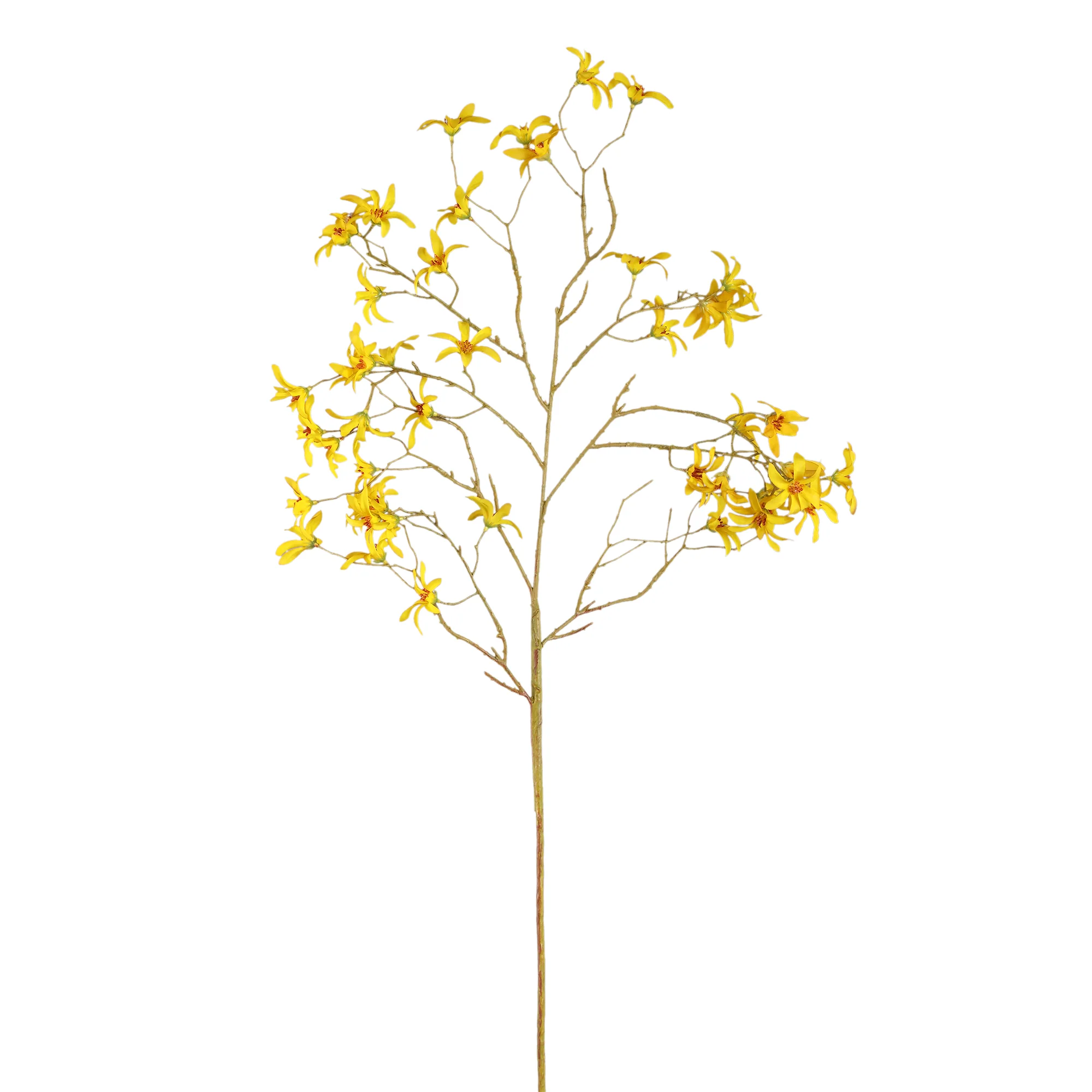 Yellow Wild Orchid Spray Artificial Flower