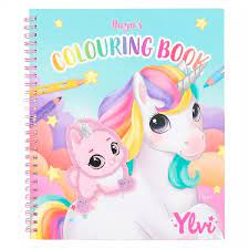 Ylvi Colouring Book W/ Unicorn & Sequins