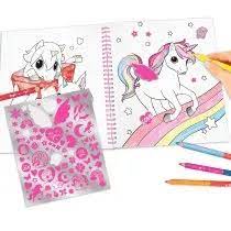 Ylvi Colouring Book W/ Unicorn & Sequins - Image 2