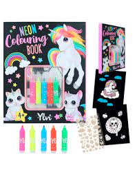 Ylvi Neon Colouring Book Set - Image 2