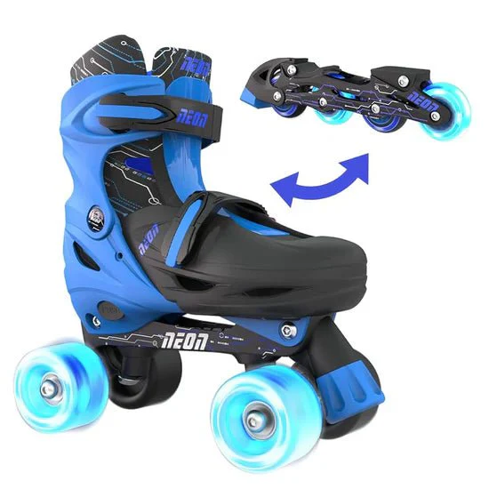 Yvolution Neon Combo Skates Blue (UK 2-5) - Image 2