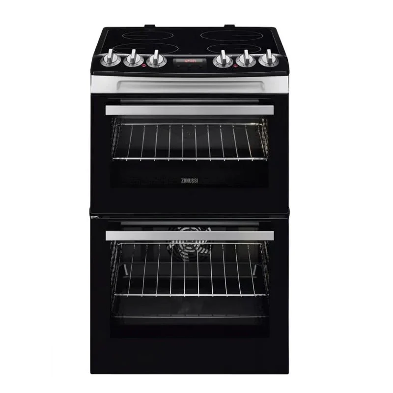 Zanussi 55cm Double Oven Cooker - ZCV46250XA